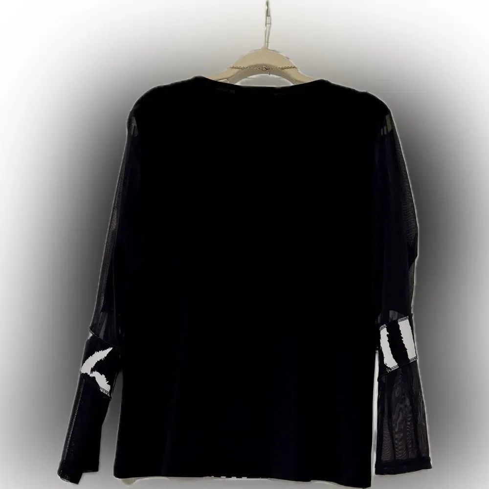 Picadilly Fashions black & white top! - Picture 9 of 14